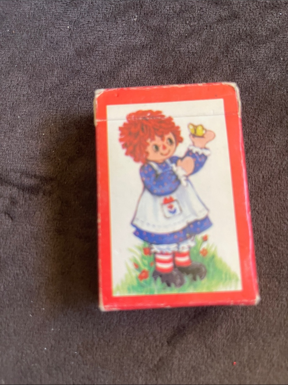 Vintage 1974 Raggedy Ann mini hallmark playing cards